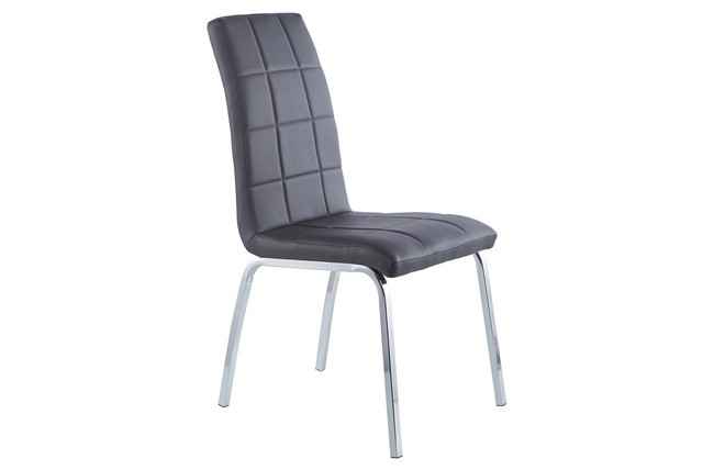 silla comedor betty simil piel gris / cromo Modelo 3003860024850