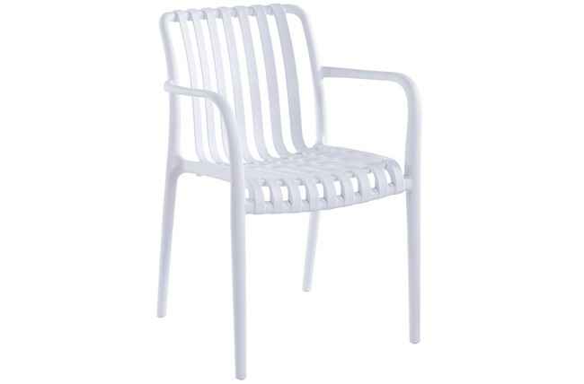 sillon con brazos ivone blanco. Modelo 9000050020001