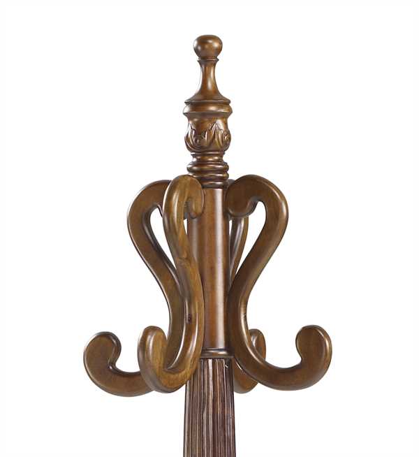 Perchero vintage giratorio con colgadores de 190 cm elegante y funcional.