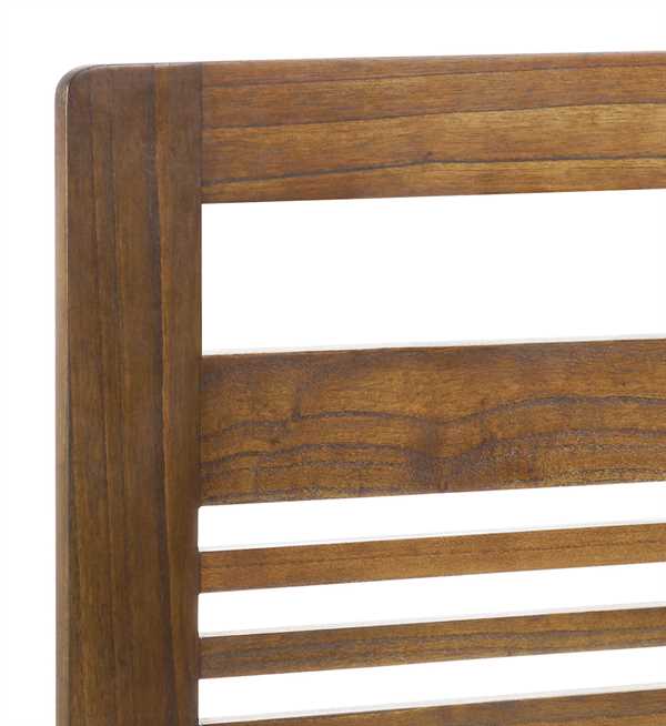 Cabezal colonial de madera con barrotes horizontales 165 cm.