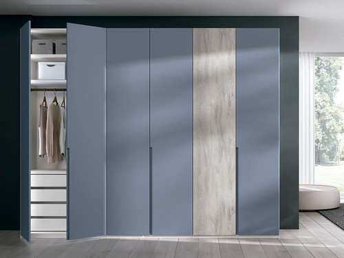 armario 6 puertas estandar 298 x 240 con cajonera Modelo EOS-56 - pensado para quienes buscan una solución contemporánea para su dormitorio de matrimonio