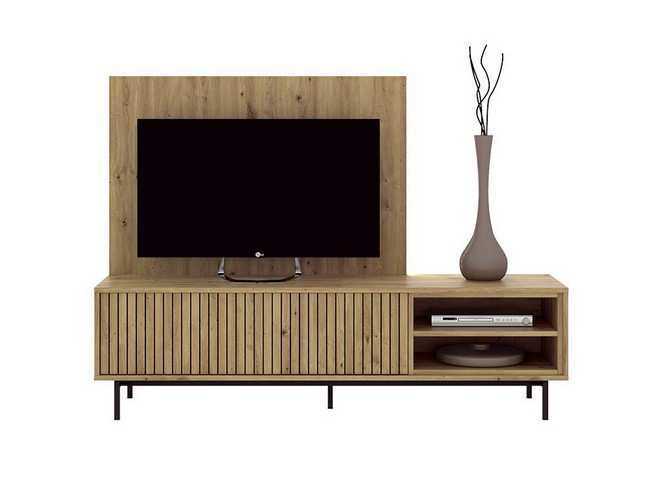 bajo hueco mas abatible 178 izquierda - panel liso izquierdo 54 Modelo MUEBLE-SALON-MODERNO-DUO-129 - para mantener el orden y el diseño en equilibrio