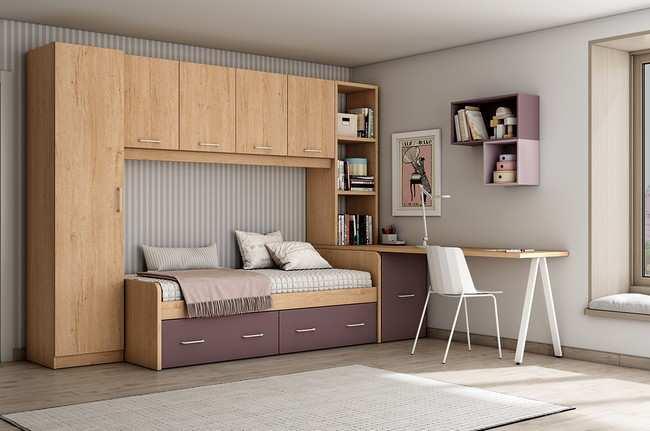 cama nido con piecera alta y 2 cajones nido Modelo LIDER-227 , para quienes buscan soluciones eficientes 