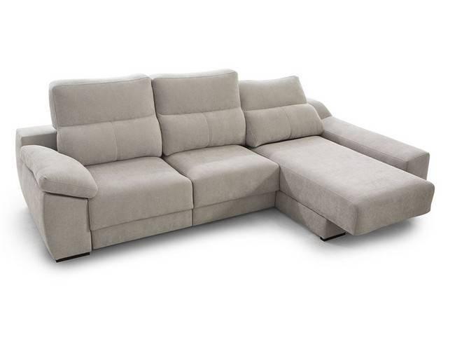 chaise con asientos de carro extensibles en modulo chaise y sofa con Modelo KROM-FTR  