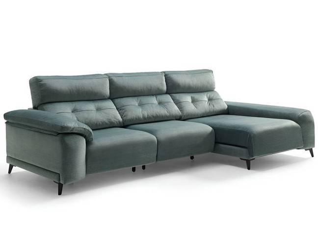 chaiselongue de 4 plazas capitoné comfy con pata alta y 288cm Modelo CHAISE-EXTRAIBLE-COMFY-CLD  