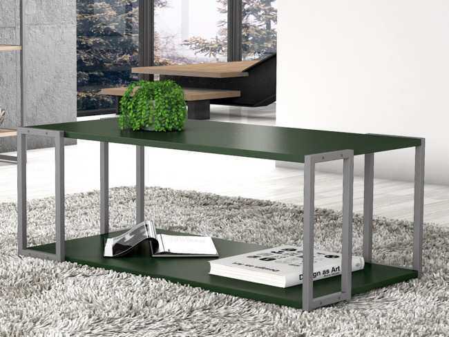 mesa centro marco metal 110 - colores metal blanco, negro y plata Modelo MUEBLES-SALON-COMEDOR-MARE-MESA-CENTRO-450 - una opción que combina confort, estilo y funcionalidad