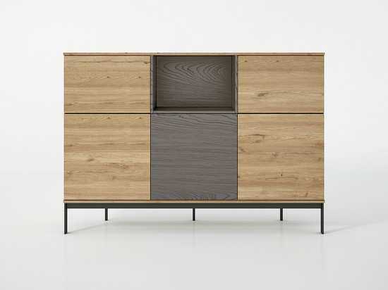 mueble aparador con pata empire 165 - base 165 Modelo CUBIKA-AUX-13 - pensado para salones de estilo urbano y contemporáneo