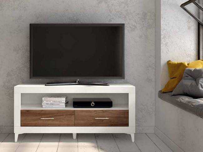 mueble tv pequeño Modelo MOON-E-68 - en  Valencia, para salones pequeños con diseño sofisticado