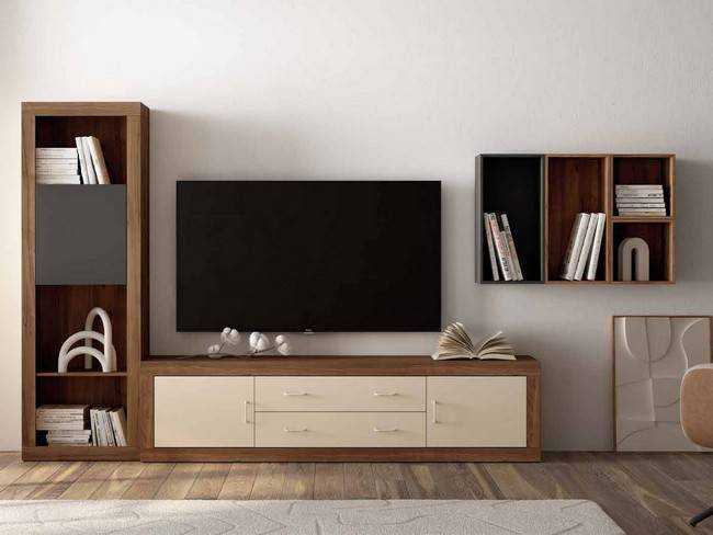 Salón de estilo minimalista      Modelo MOON-E-03 - una opción moderna que ofrece un equilibrio perfecto entre forma y función