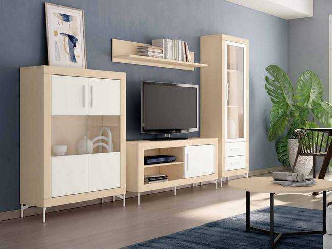 Salón moderno y acogedor      Modelo MOON-E-26 - diseñado para quienes prefieren muebles de líneas rectas y modernas