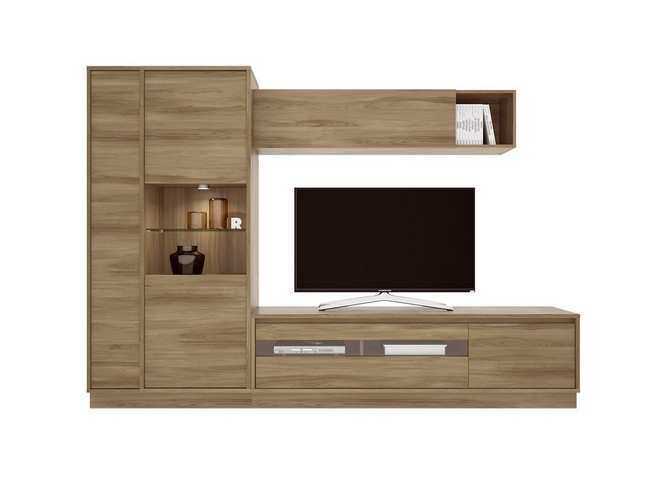 Salón multifuncional con bajo puerta mas cajon franja 178 izquierda - modulo singular puertas Modelo MUEBLE-SALON-MODERNO-DUO-69 - diseñado para aportar un aire fresco y sofisticado al salón