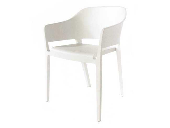 silla apilable moderna en color blanco, perfecta para todo tipo de ambientes Modelo BGL-VALETA-BLANCO  