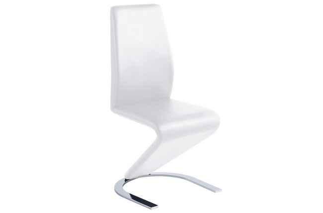 silla comedor qatar simil piel blanco Modelo 3003890024703  