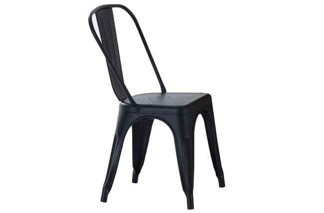 silla comedor tolix negro. Modelo 0500600020010  