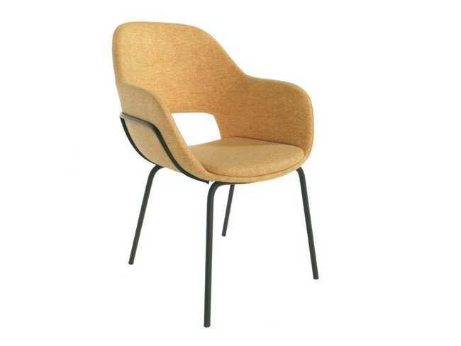 silla metal moderna Modelo BGL-SIDNEY-MOSTAZA  