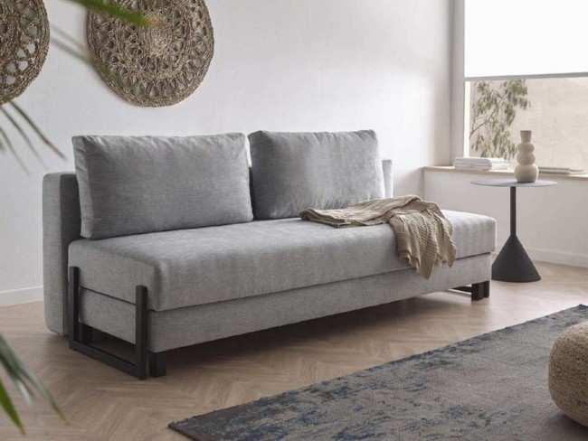 el sofá cama tipo banqueta con apertura deslizante es una opción versátil Modelo SMG-SOFA-CAMA-MIA  