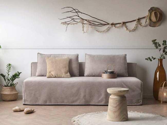 el sofá cama tipo banqueta con apertura deslizante y sin brazos es Modelo SMG-SOFA-CAMA-STORY - pensado para ofrecer un equilibrio perfecto entre diseño y confort 