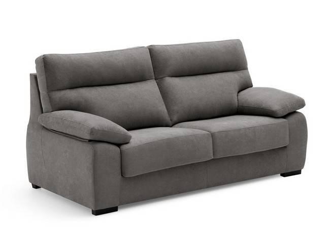 sofá comodo con asientos y respaldos fijoscon una estructura resistente de Modelo SOFA-3P-LENON-ACH - diseñado para integrarse en cualquier estilo decorativo 