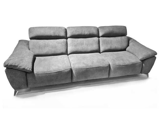 sofá relax motorizado duo de 300 cm con estructura de madera de Modelo SOFA-RELAX-DUO-DVN - diseñado para integrarse en cualquier estilo decorativo 