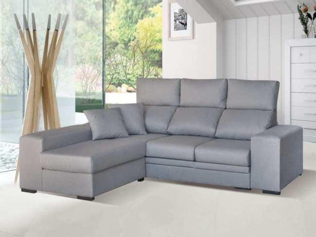 Chaise Longue de 2,45 x 0.90m con espuma densidad 25kg. modelo MS-CHAISE-GORNA