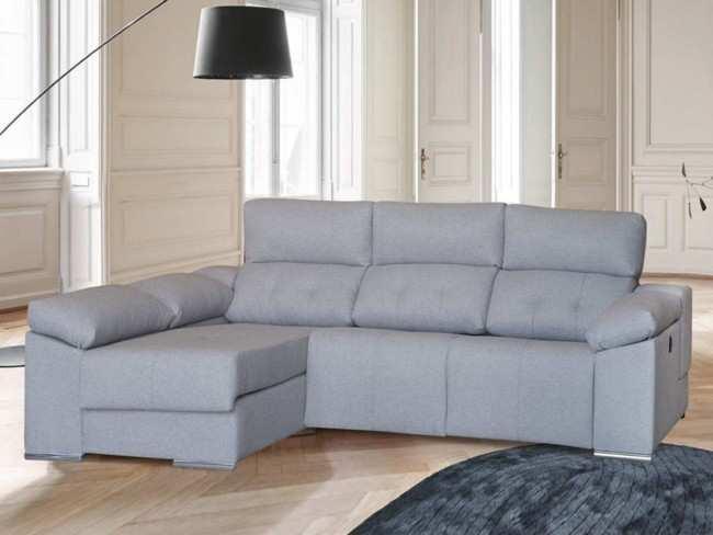 Chaise Longue relax de 300 x 1.65m con arcon abatible en ambos brazos. modelo MS-CHAISE-RELAX-DRAPI
