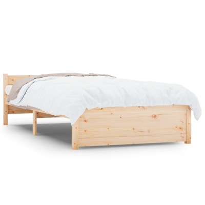 Estructura de cama madera maciza 90x190 cm - referencia Mqm-3101183