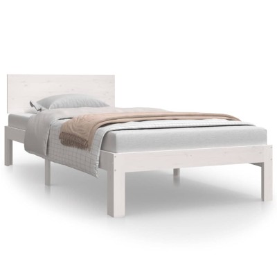 Estructura de cama para niños madera de pino blanco 90x200 cm - referencia  Mqm-835719