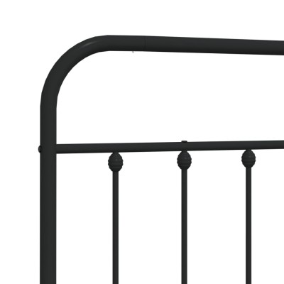 Cabecero de metal negro 180 cm - referencia Mqm-352516