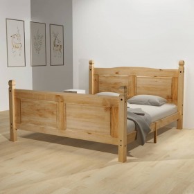 Estructura de cama Corona Range pino mexicano 160x200 cm