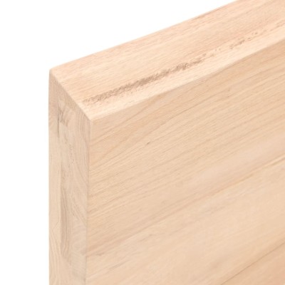 Tablero de mesa madera maciza de roble sin tratar 160x50x6 cm - referencia  Mqm-3156323