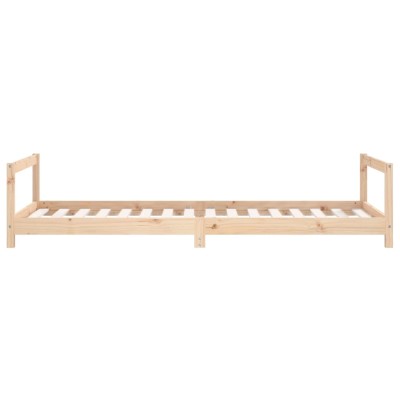 Estructura de cama infantil madera maciza pino gris 90x200 cm - referencia  Mqm-283372