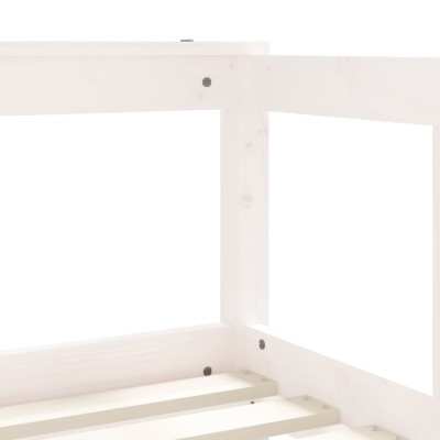 Estructura de cama para niños madera de pino blanco 70x140 cm - referencia  Mqm-834526
