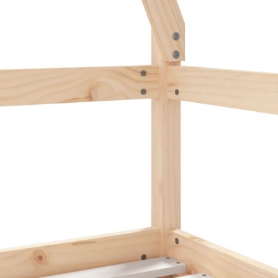 Estructura cama niños con cajones madera pino blanco 70x140 cm - referencia  Mqm-834541