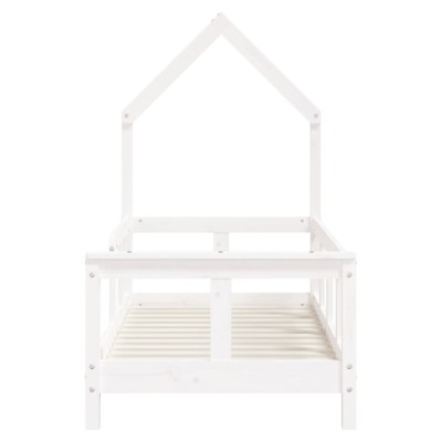 Estructura de cama para niños madera de pino blanco 70x140 cm - referencia  Mqm-834526