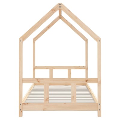 Estructura de cama para niños madera maciza de pino 80x200 cm - referencia  Mqm-834495
