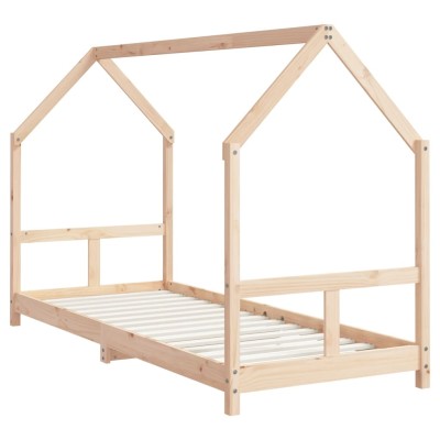 Estructura de cama infantil de madera maciza de pino 80x160 cm - referencia  Mqm-283365