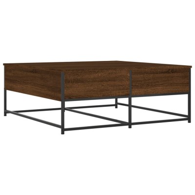 Moderna mesa de centro 100% roble FAS – Mesa de centro única y mesa de  centro de madera que ahorra espacio, fácil montaje (color nogal con cajones)