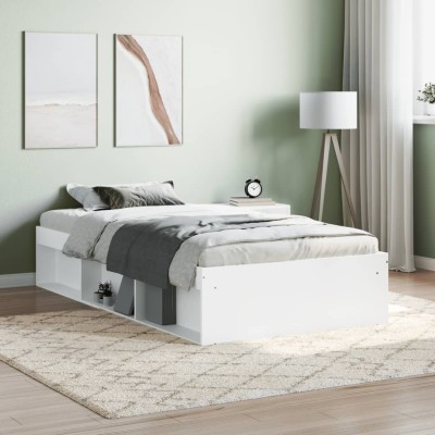 Estructura de cama blanca 90x190 cm - referencia Mqm-3203838