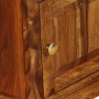 Mesita de noche 40x30x50 cm madera maciza de sheesham