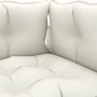 Mesquemobles  Mesa de centro de aglomerado blanco brillante 60x60x38 cm