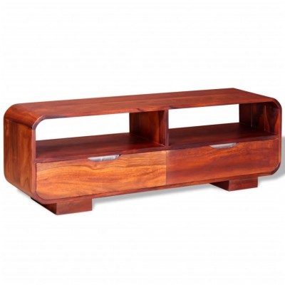 Mueble para TV de madera maciza de sheesham 116x30x40 cm