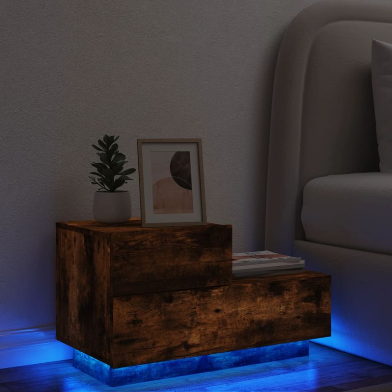 Dormitorio de diseño moderno mesita de noche LED Nightstands