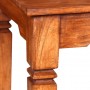 Mesa de centro de madera maciza 60x60x45 cm