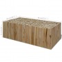 Mesa de centro de madera de teca genuina 90x50x35 cm