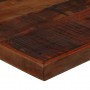 Mesa de bar madera maciza reciclada marrón oscuro 60x60x107 cm