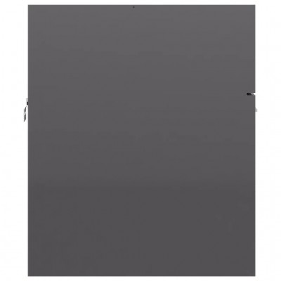 Armario para lavabo aglomerado negro 80x38,5x46 cm - referencia
