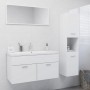 Conjunto de muebles de baño aglomerado blanco