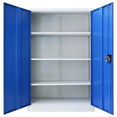 MECOLOR Pequeños armarios metálicos del Armario del gabinete del Metal de  la Oficina para el Espacio de Oficina (Azul, 9D) : .es: Hogar y cocina