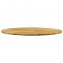 Superficie de mesa redonda madera maciza de roble 23 mm 600 mm