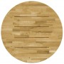 Superficie de mesa redonda madera maciza de roble 23 mm 900 mm
